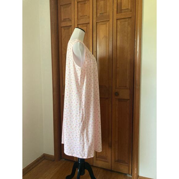 Secret Treasures Pink Floral Nightgown, Size XL - Picture 2 of 6